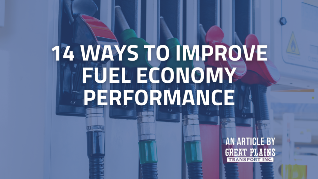 14 Tips for Improving Fuel Efficiency