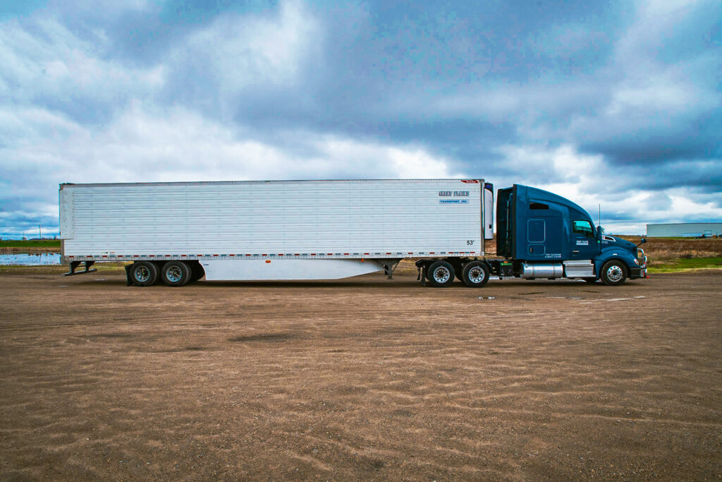 Full photo of large hauling truck